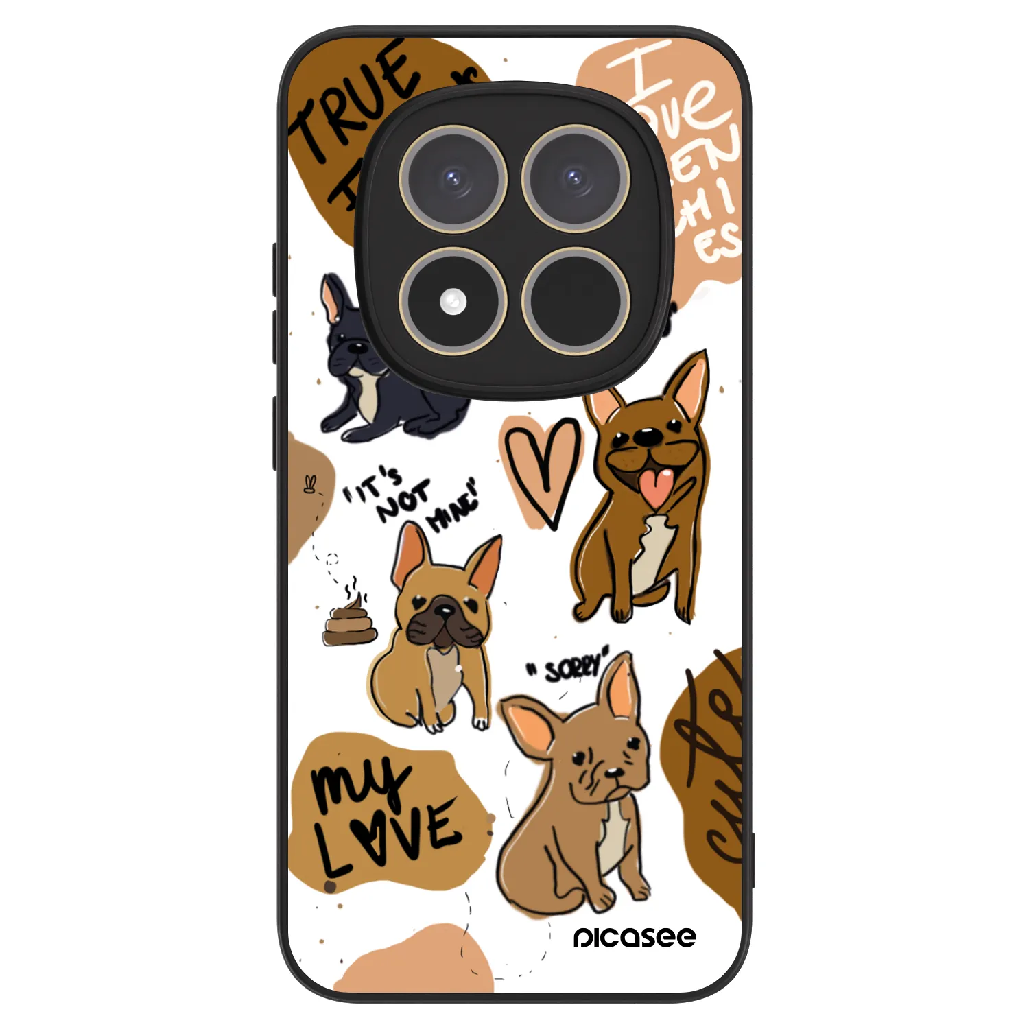 Picasee ULTIMATE CASE pro Xiaomi Redmi Note 15 Pro 5G - Frenchies
