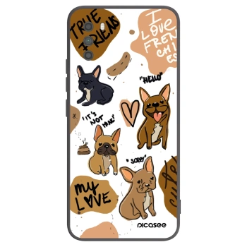 Picasee silikonový černý obal pro Xiaomi Poco M3 - Frenchies