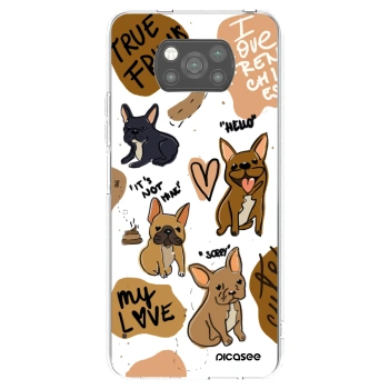Picasee silikonový černý obal pro Xiaomi Poco X3 Pro - Frenchies