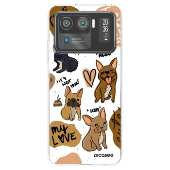 Picasee silikonový průhledný obal pro Xiaomi Mi 11 Ultra - Frenchies