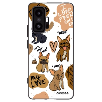 Picasee silikonový černý obal pro Xiaomi 11T - Frenchies