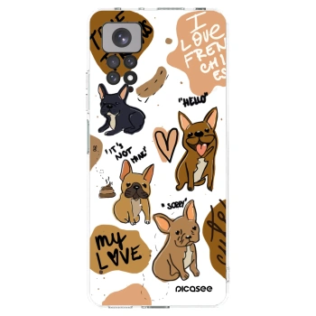 Picasee silikonový průhledný obal pro Xiaomi Redmi Note 11 - Frenchies