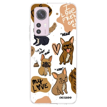 Picasee silikonový průhledný obal pro Xiaomi 12 - Frenchies