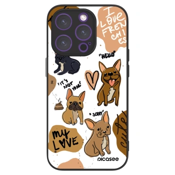 Picasee ULTIMATE CASE pro Apple iPhone 14 Pro - Frenchies