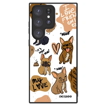 Picasee ULTIMATE CASE pro Samsung Galaxy S23 Ultra 5G - Frenchies
