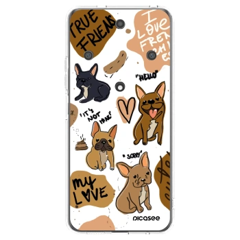 Picasee silikonový průhledný obal pro Honor Magic5 Lite 5G - Frenchies