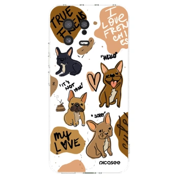 Picasee silikonový průhledný obal pro Xiaomi 13 - Frenchies