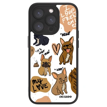 Picasee ULTIMATE CASE pro Apple iPhone 15 Pro - Frenchies