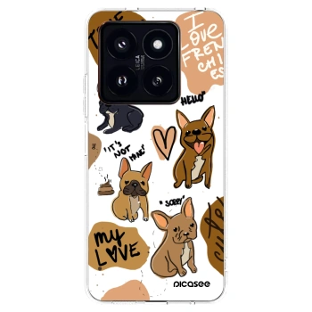 Picasee silikonový průhledný obal pro Xiaomi 14 Pro - Frenchies