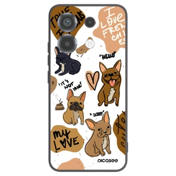 Picasee silikonový černý obal pro Xiaomi Poco X6 - Frenchies