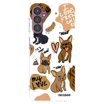 Picasee silikonový průhledný obal pro Samsung Galaxy A05s A057G - Frenchies