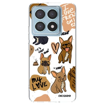Picasee silikonový průhledný obal pro Xiaomi 14T Pro - Frenchies
