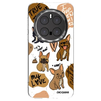 Picasee silikonový průhledný obal pro Honor Magic7 Pro 5G - Frenchies