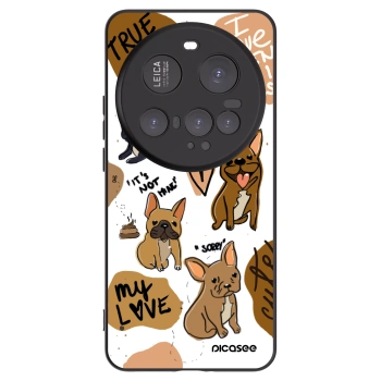 Picasee silikonový černý obal pro Xiaomi 15 Ultra - Frenchies