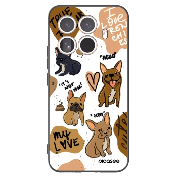 Picasee silikonový černý obal pro Xiaomi 15T Pro - Frenchies