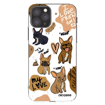 Picasee silikonový průhledný obal pro Apple iPhone 11 Pro - Frenchies