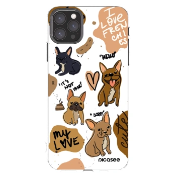 Picasee silikonový průhledný obal pro Apple iPhone 11 Pro Max - Frenchies