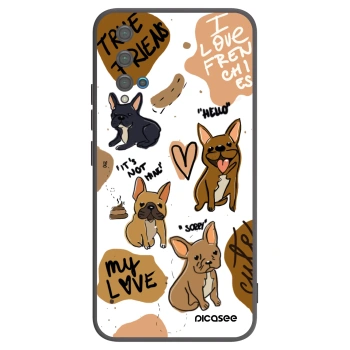 Picasee silikonový černý obal pro Huawei Nova 5T - Frenchies