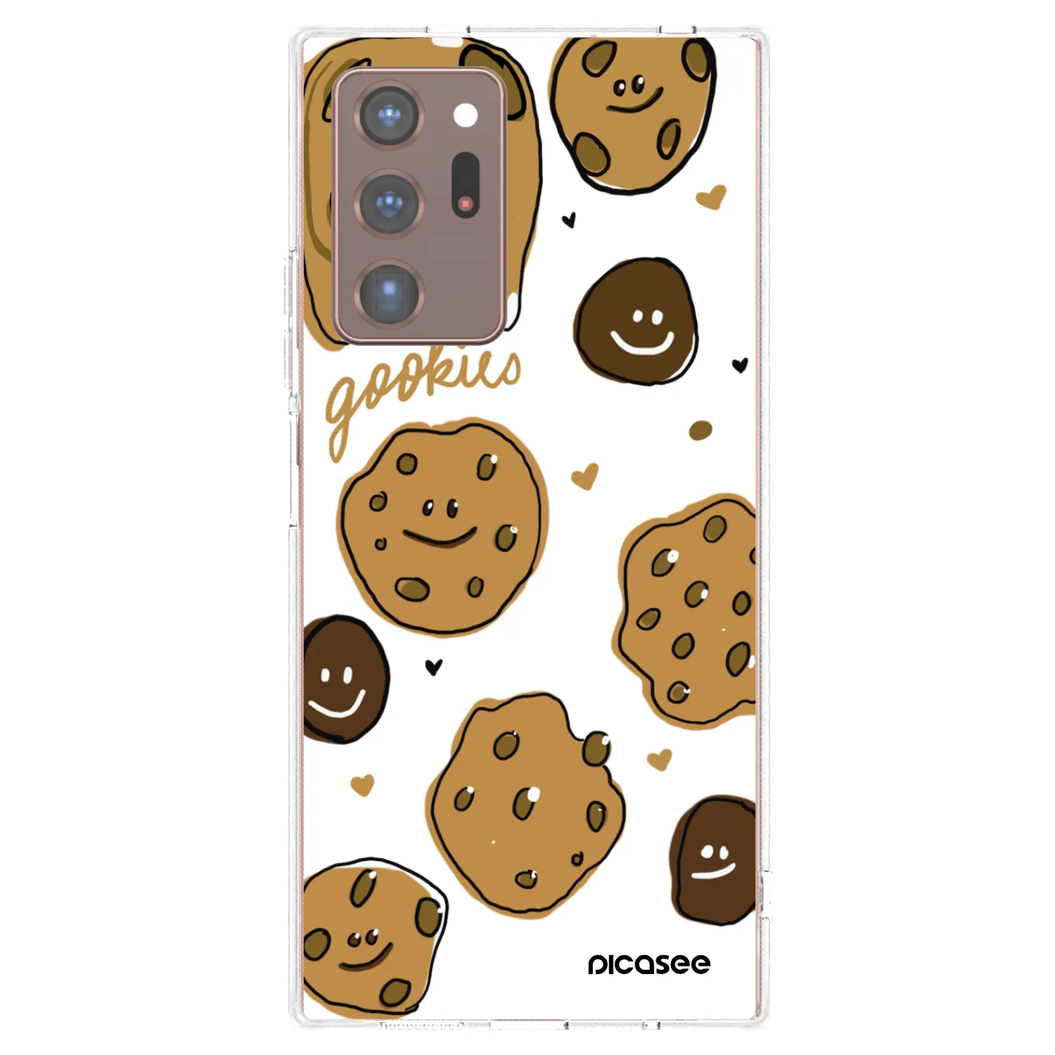 Picasee silikonový průhledný obal pro Samsung Galaxy Note 20 Ultra - Gookies