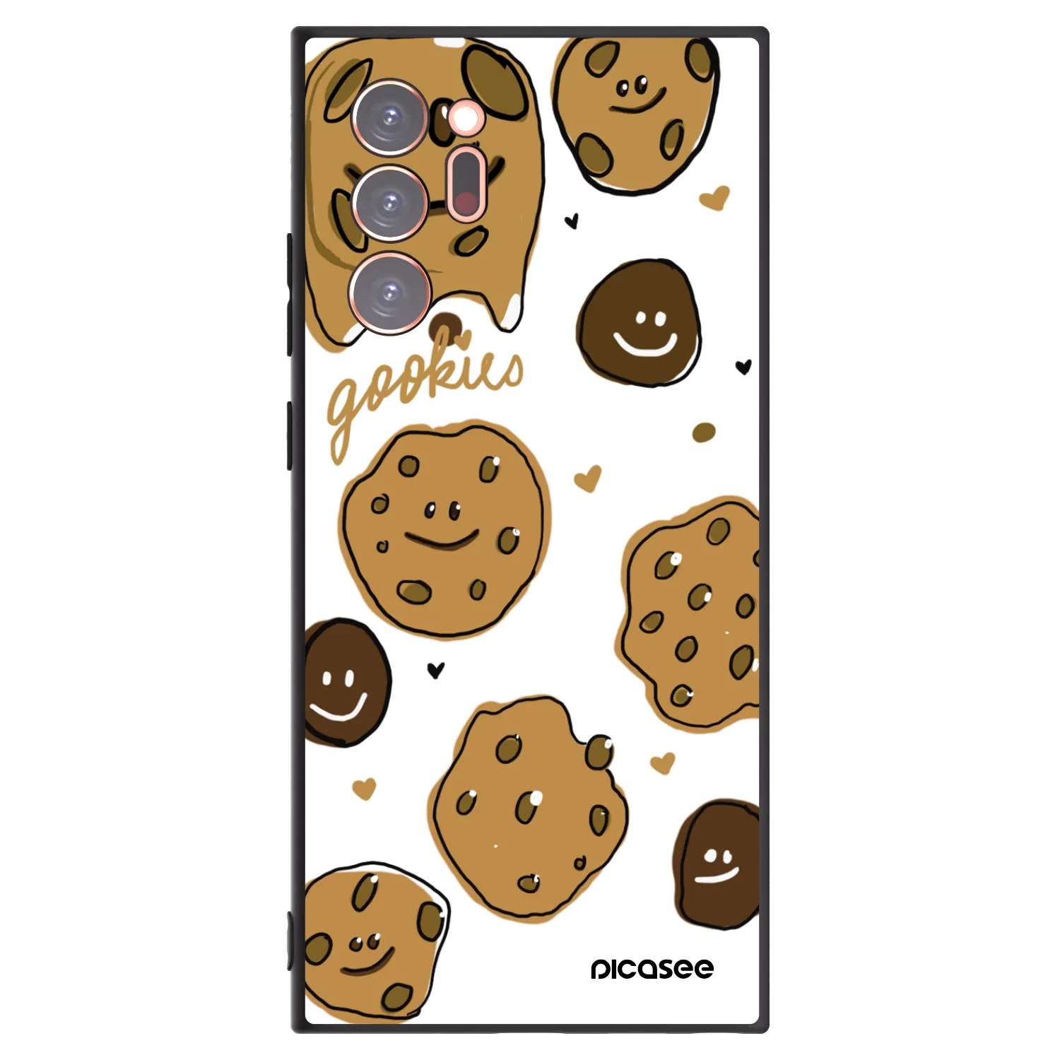 Picasee silikonový černý obal pro Samsung Galaxy Note 20 Ultra - Gookies