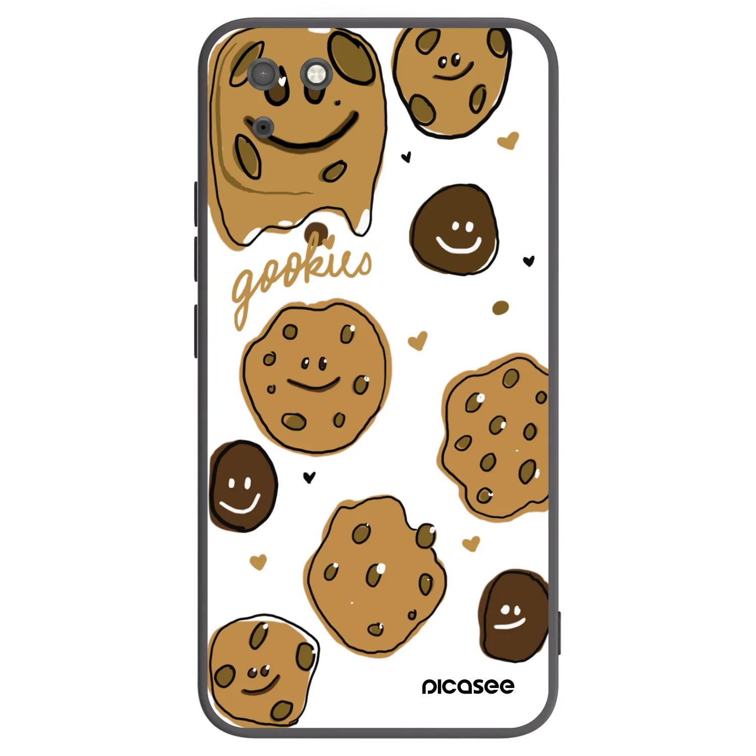 Picasee silikonový černý obal pro Huawei Y5P - Gookies