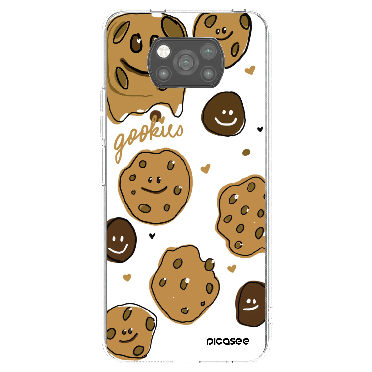 Picasee silikonový černý obal pro Xiaomi Poco X3 - Gookies