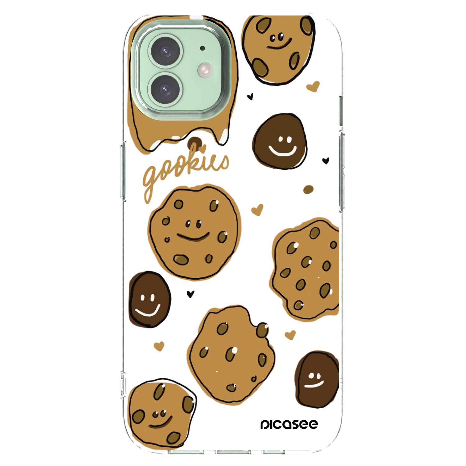 Picasee silikonový průhledný obal pro Apple iPhone 12 - Gookies