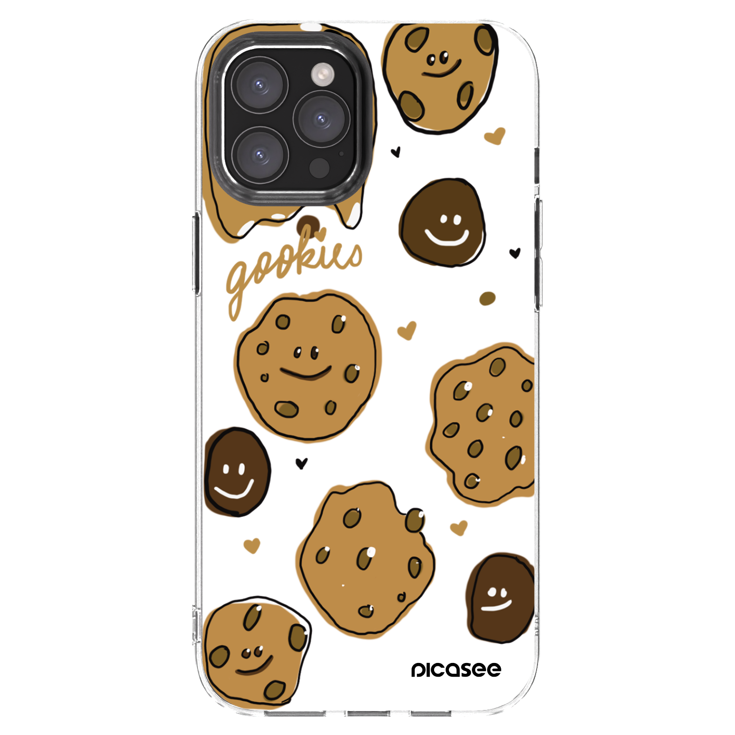 Picasee silikonový průhledný obal pro Apple iPhone 12 Pro Max - Gookies