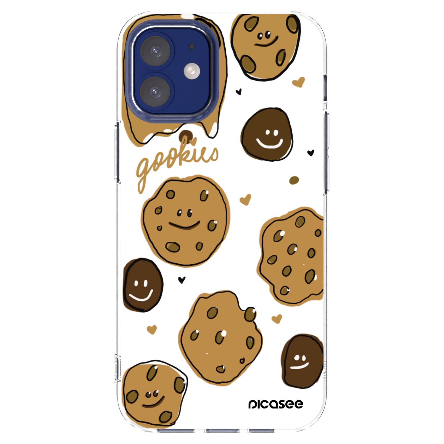 Picasee silikonový průhledný obal pro Apple iPhone 12 mini - Gookies