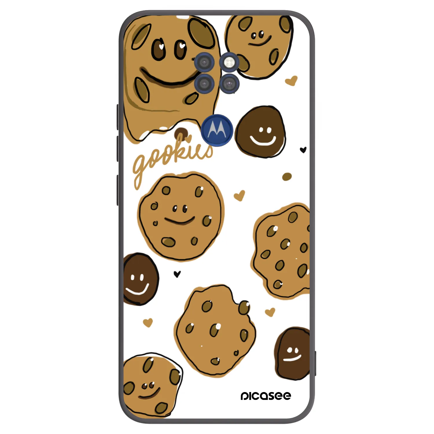 Picasee silikonový černý obal pro Motorola Moto G9 Play - Gookies