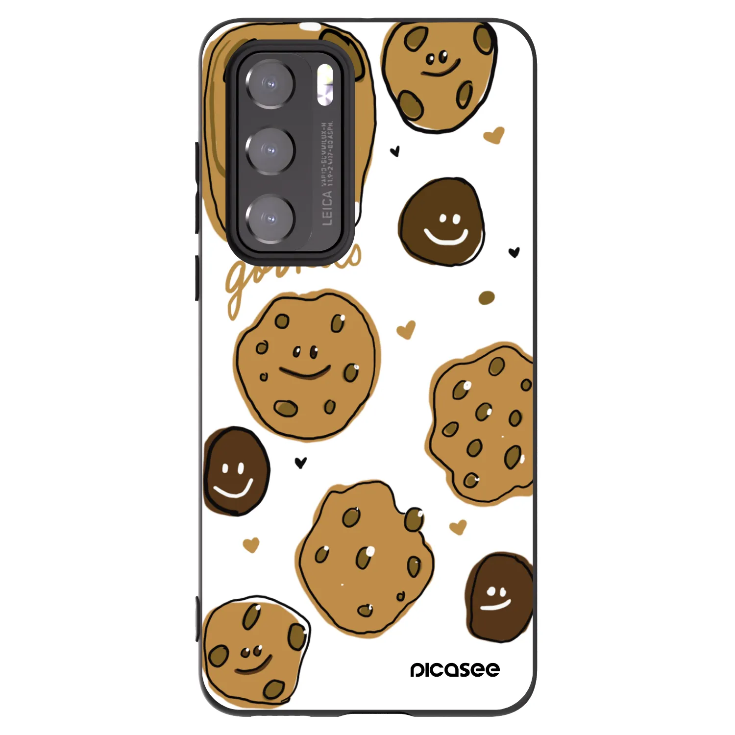 Picasee silikonový černý obal pro Huawei P40 - Gookies