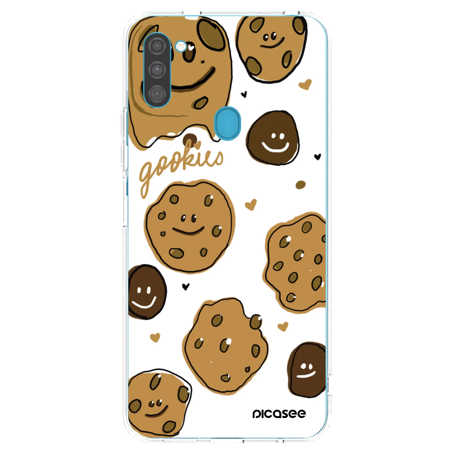 Picasee silikonový průhledný obal pro Samsung Galaxy M11 - Gookies