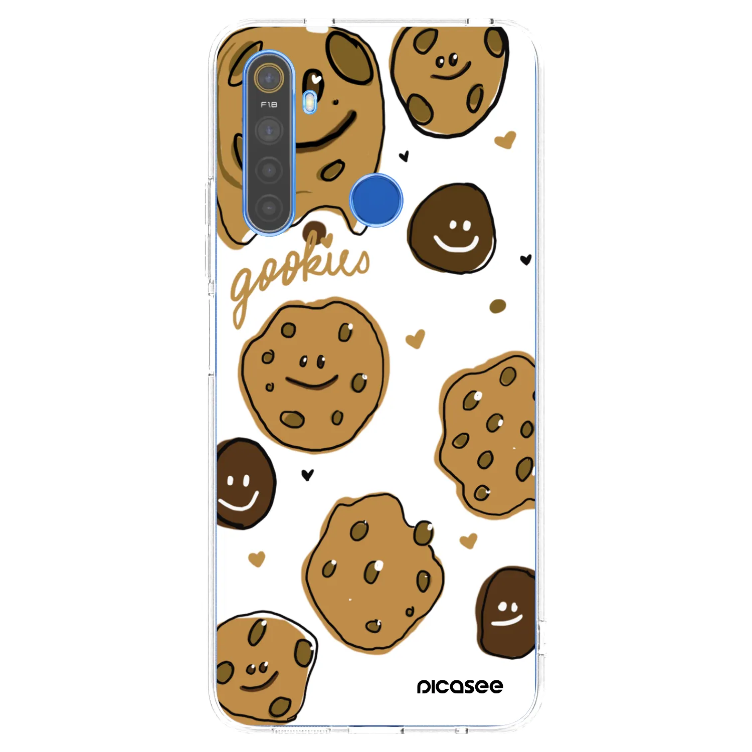 Picasee silikonový průhledný obal pro Realme 5 - Gookies