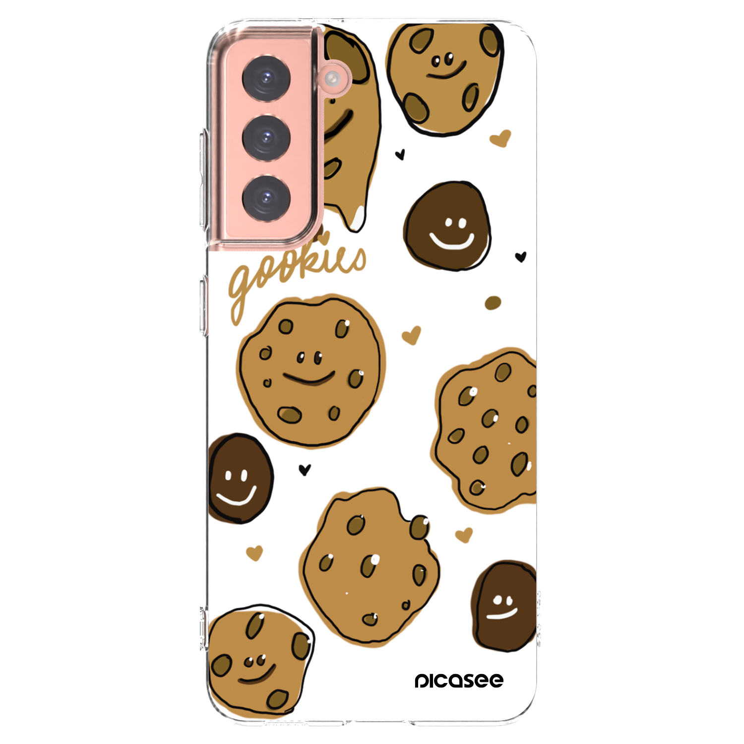 Picasee silikonový průhledný obal pro Samsung Galaxy S21 5G G991B - Gookies