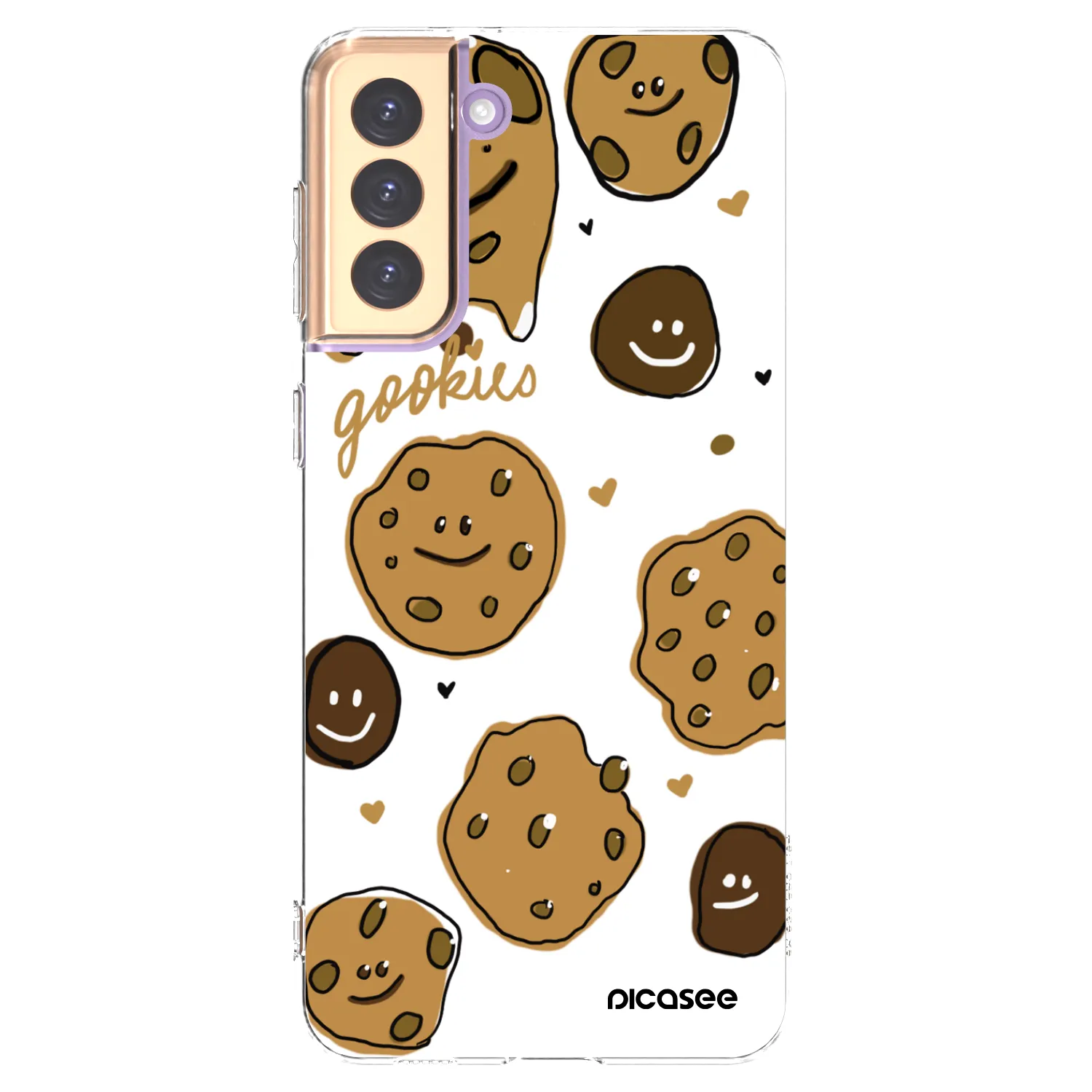 Picasee silikonový průhledný obal pro Samsung Galaxy S21+ 5G G996F - Gookies