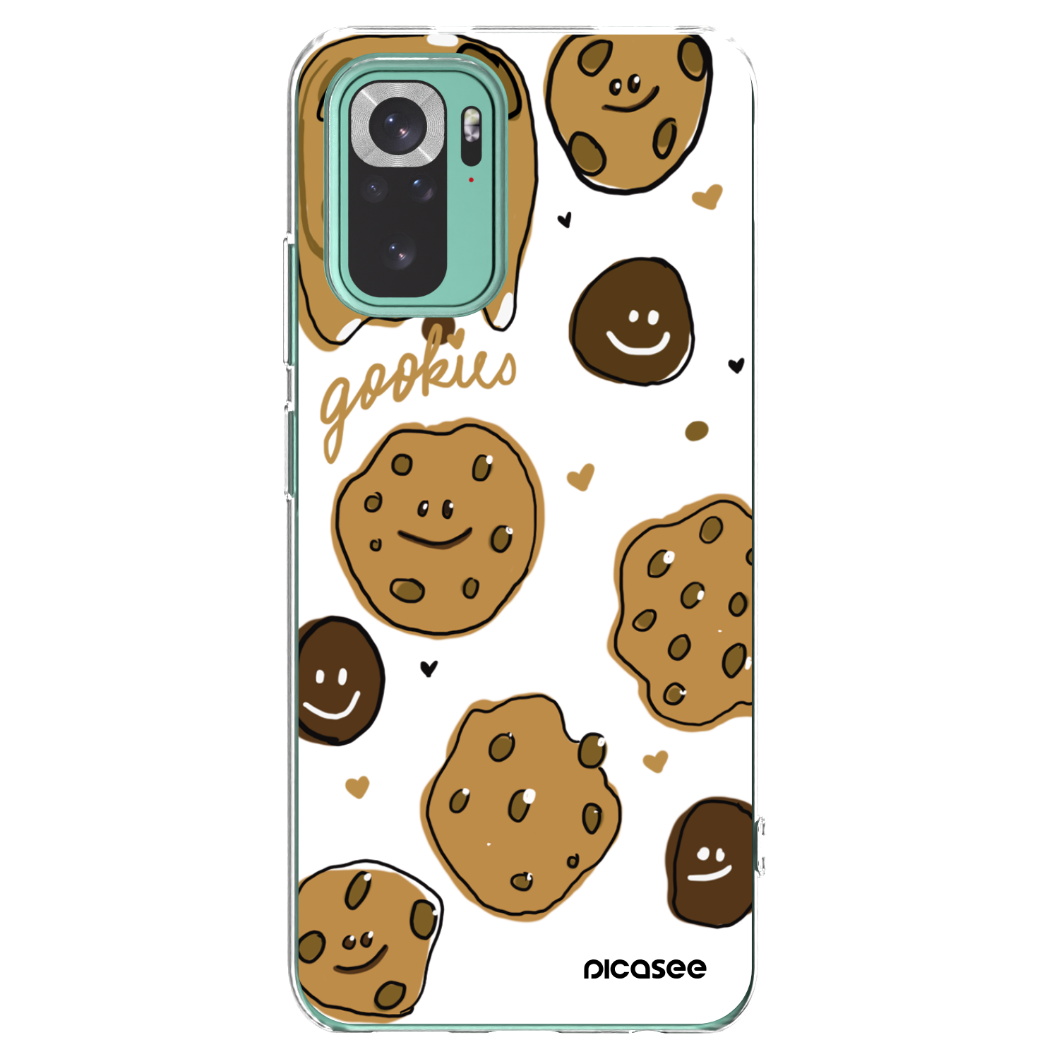 Picasee silikonový průhledný obal pro Xiaomi Redmi Note 10 Pro - Gookies