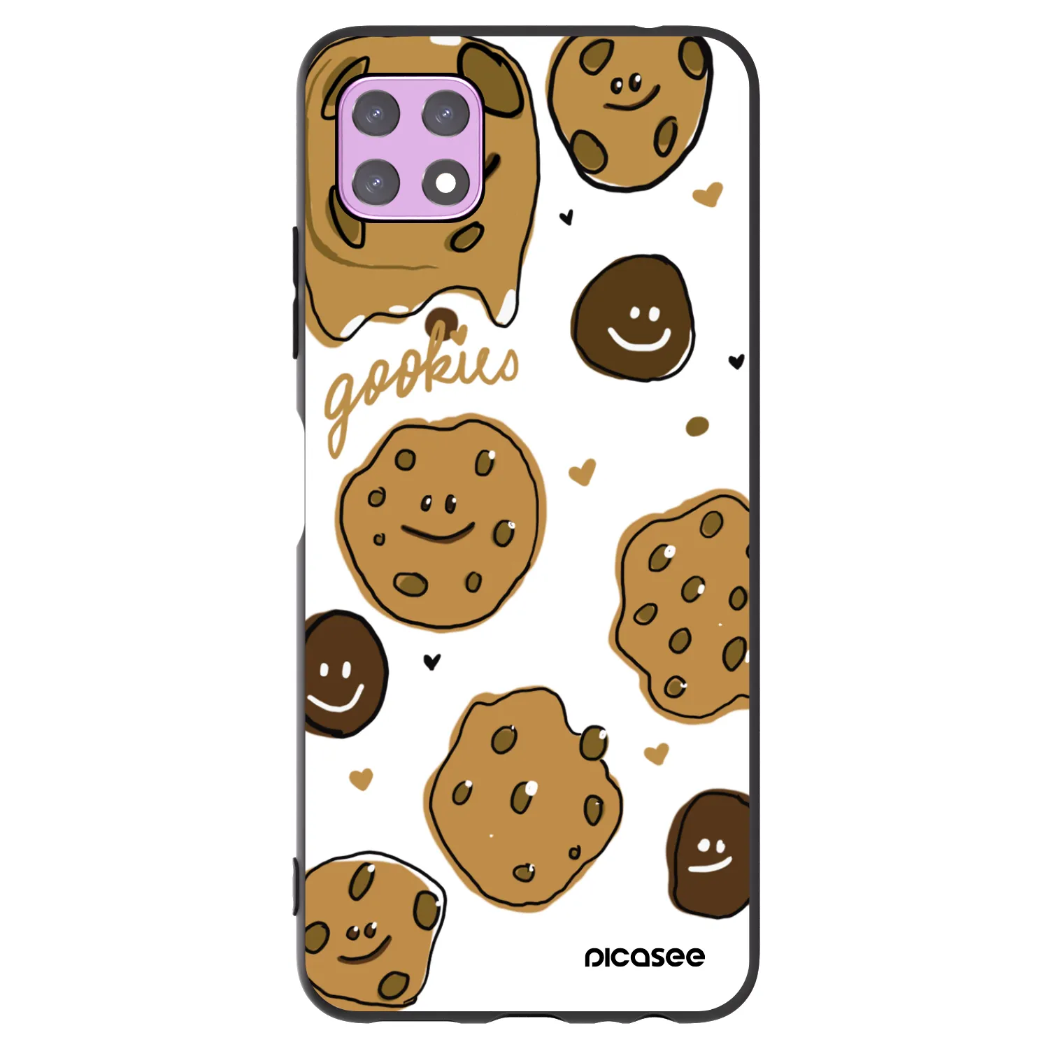 Picasee silikonový černý obal pro Samsung Galaxy A22 A226B 5G - Gookies