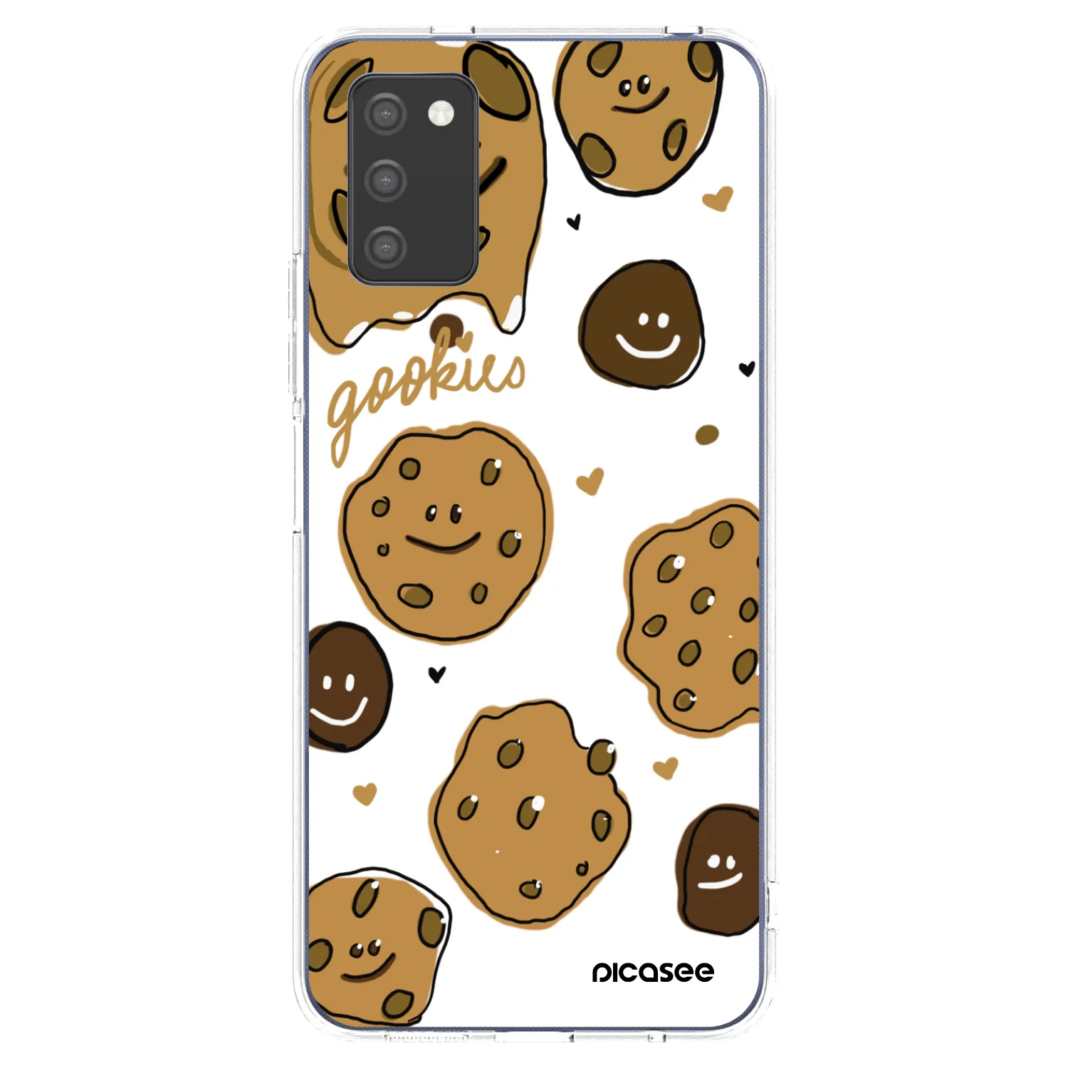 Picasee silikonový průhledný obal pro Samsung Galaxy A02s A025G - Gookies