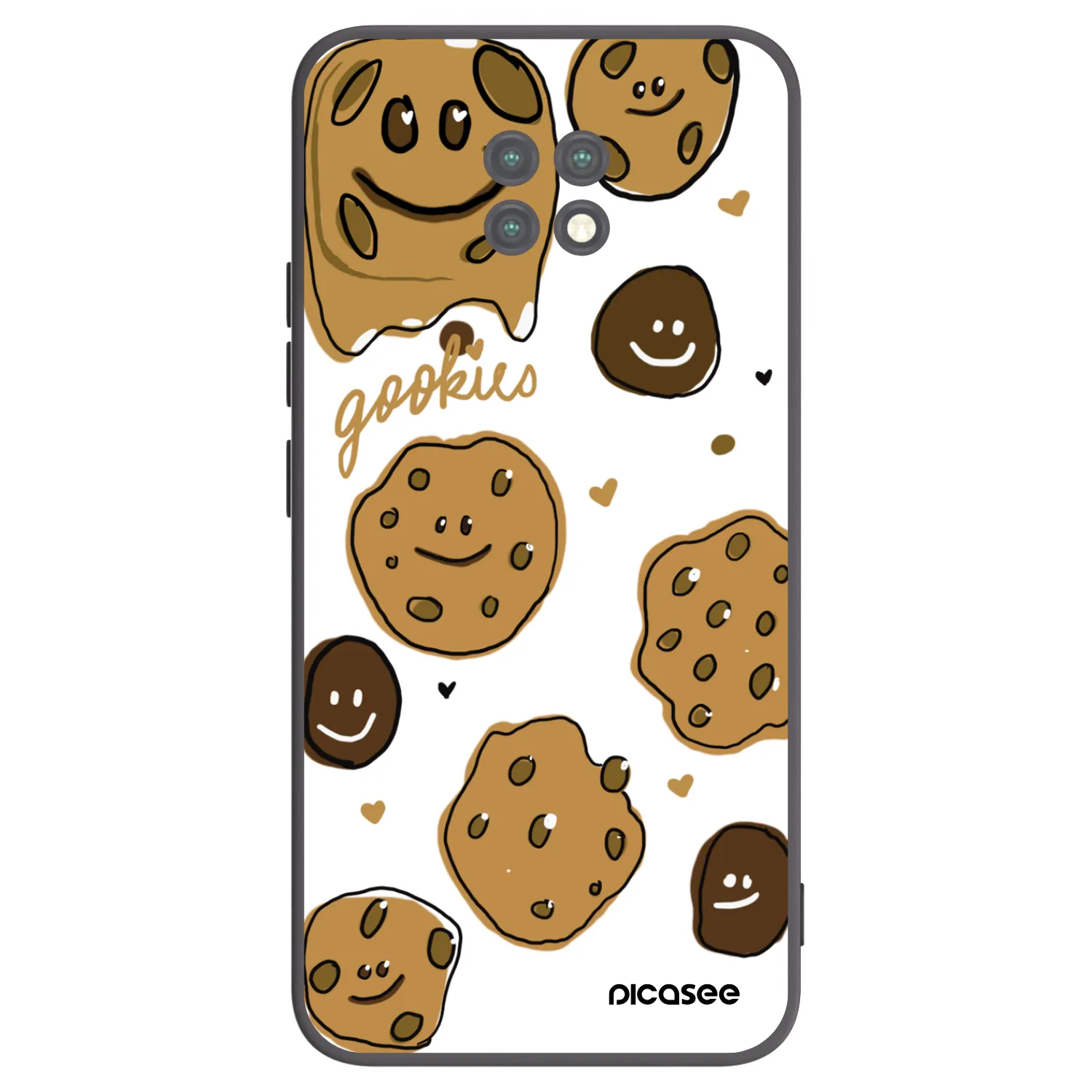 Picasee silikonový černý obal pro Xiaomi Redmi Note 9T - Gookies