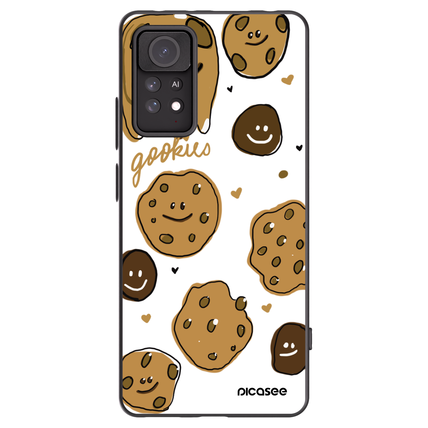 Picasee silikonový černý obal pro Xiaomi Redmi Note 11 Pro 5G - Gookies