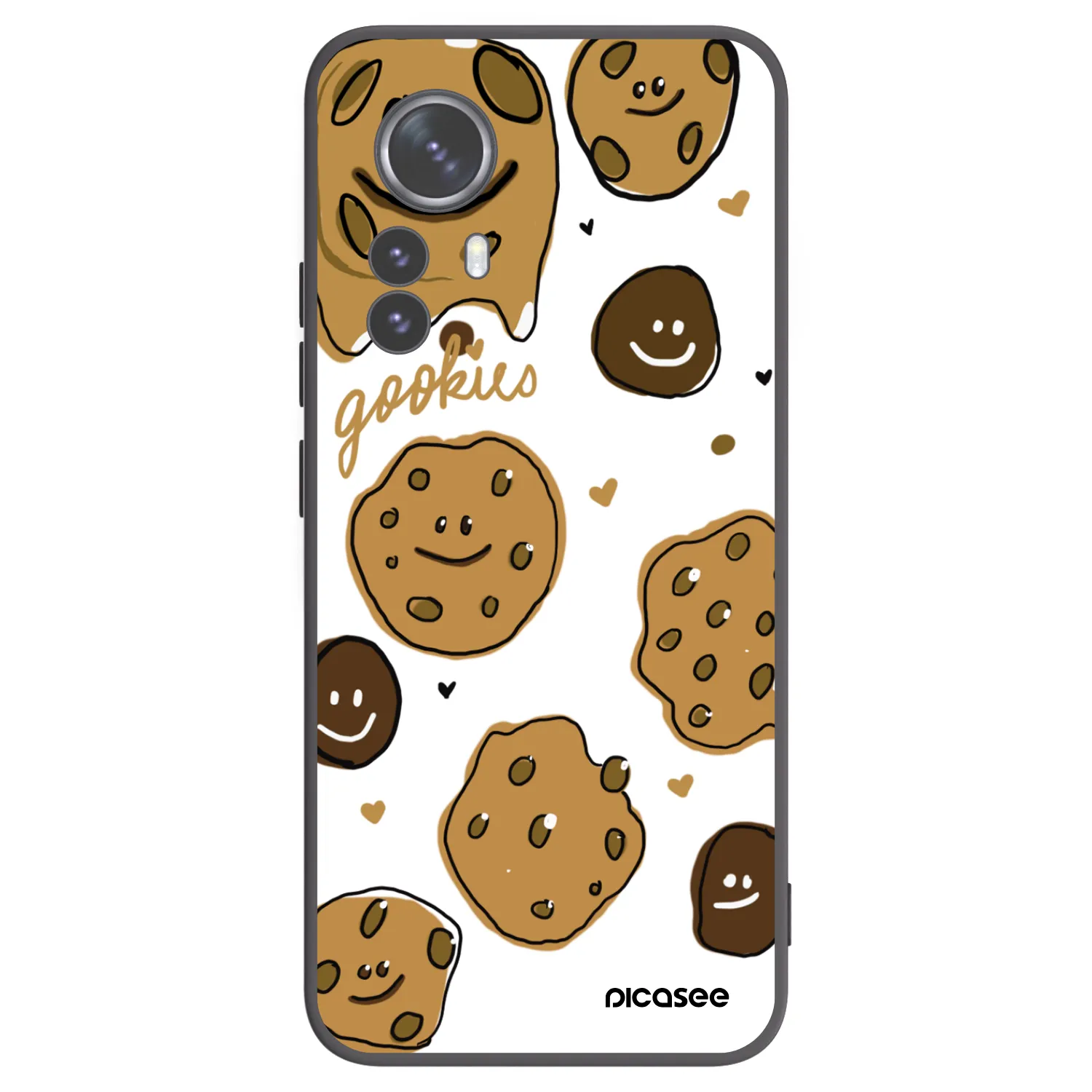 Picasee silikonový černý obal pro Xiaomi 12 Pro - Gookies