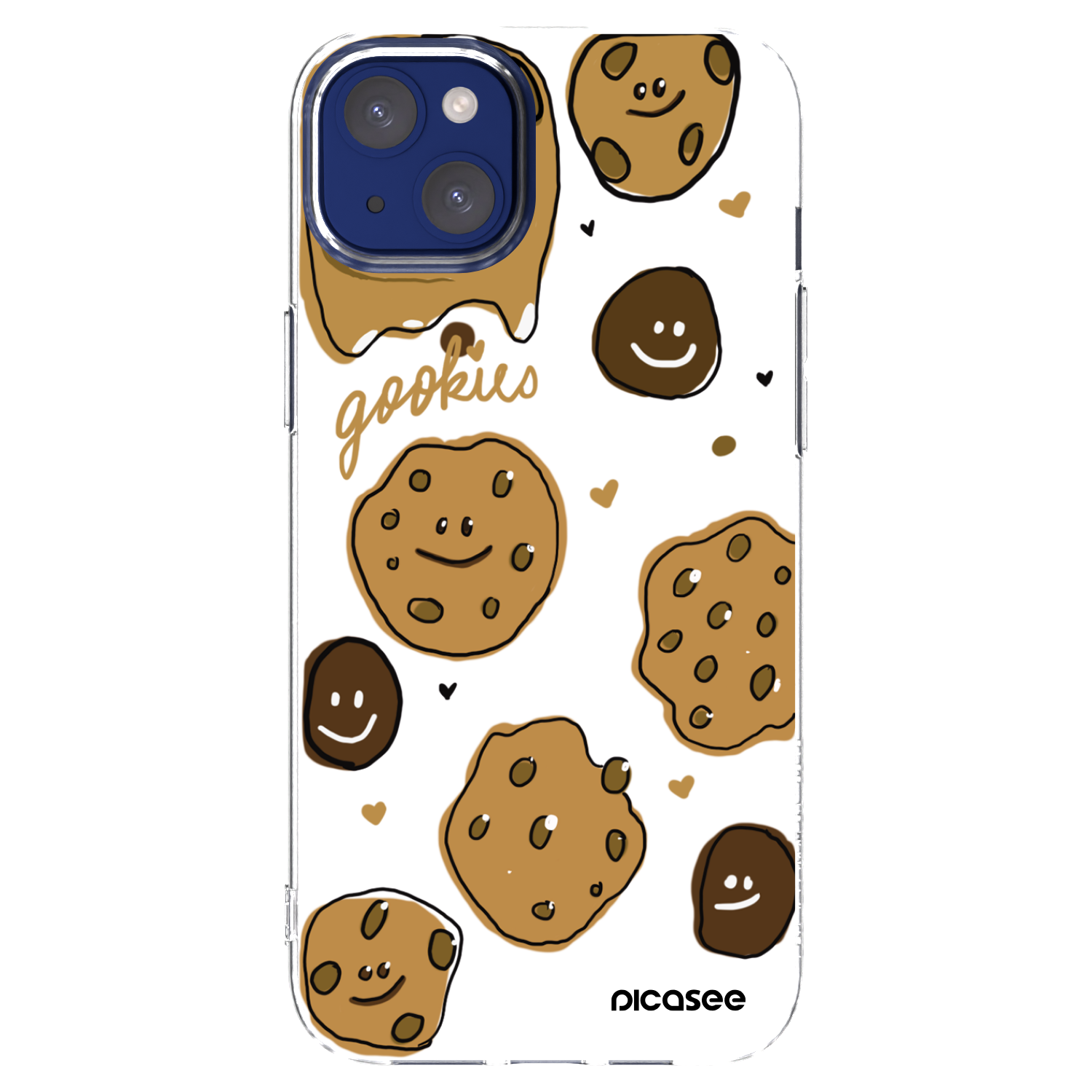 Picasee silikonový průhledný obal pro Apple iPhone 14 Plus - Gookies