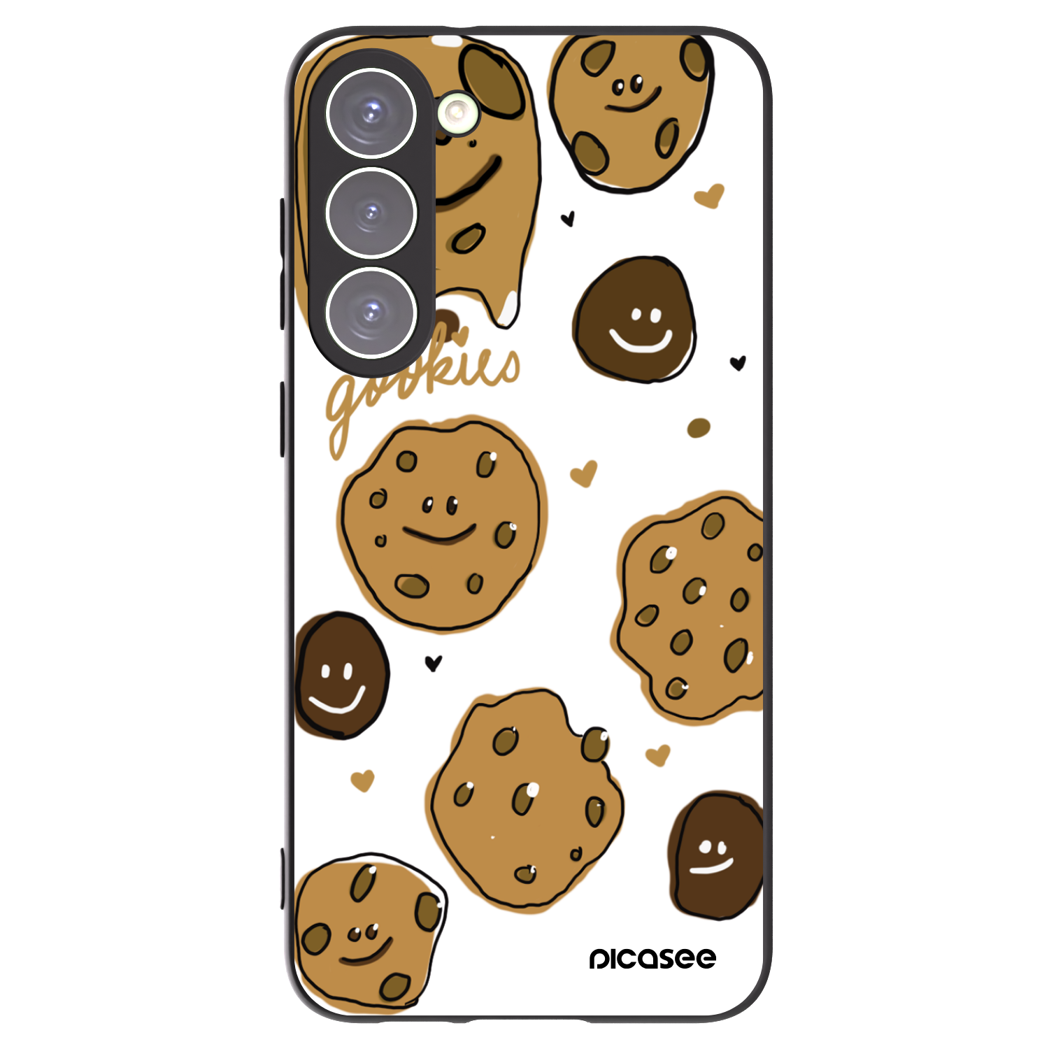 Picasee silikonový černý obal pro Samsung Galaxy S23+ 5G - Gookies