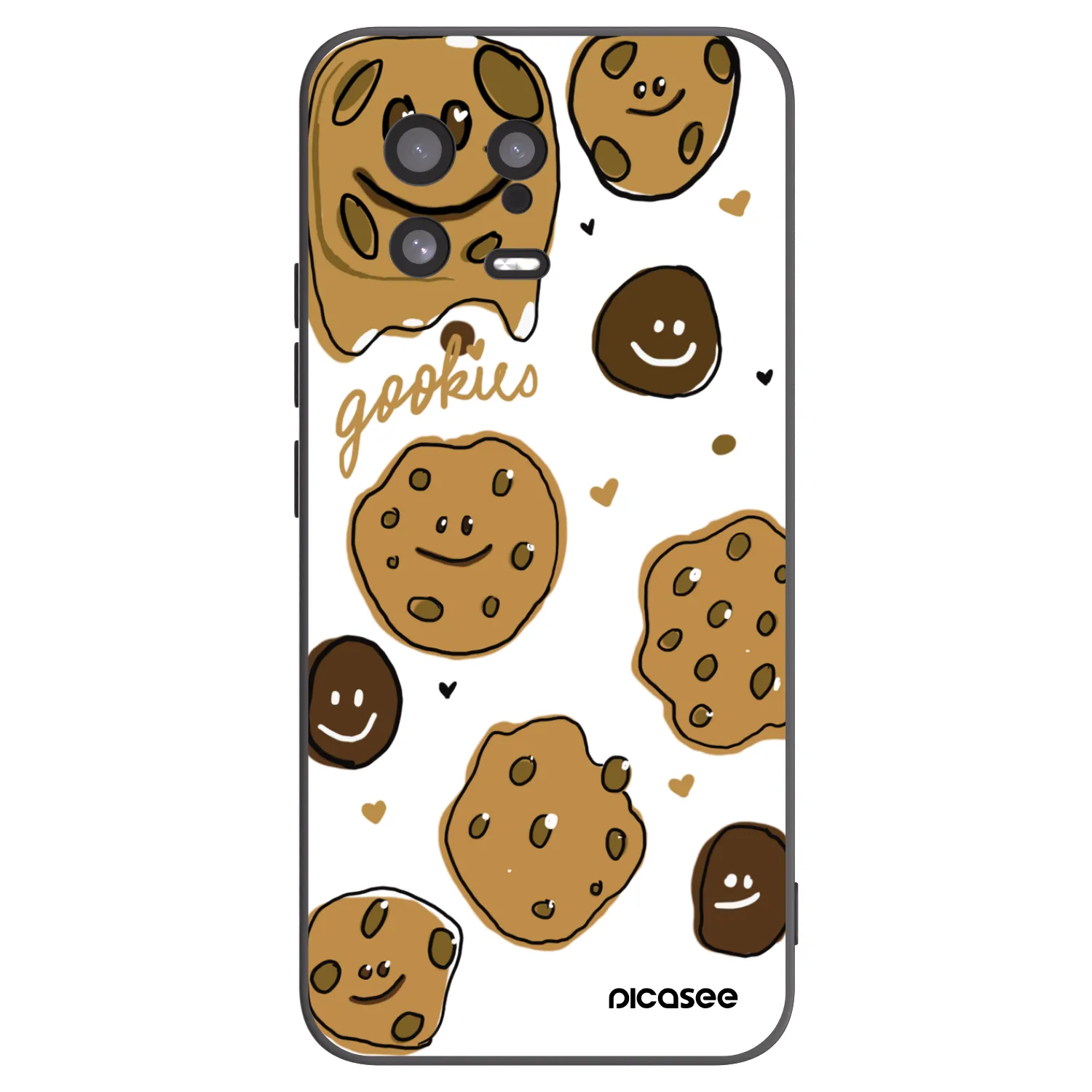 Picasee silikonový černý obal pro Xiaomi 13 - Gookies