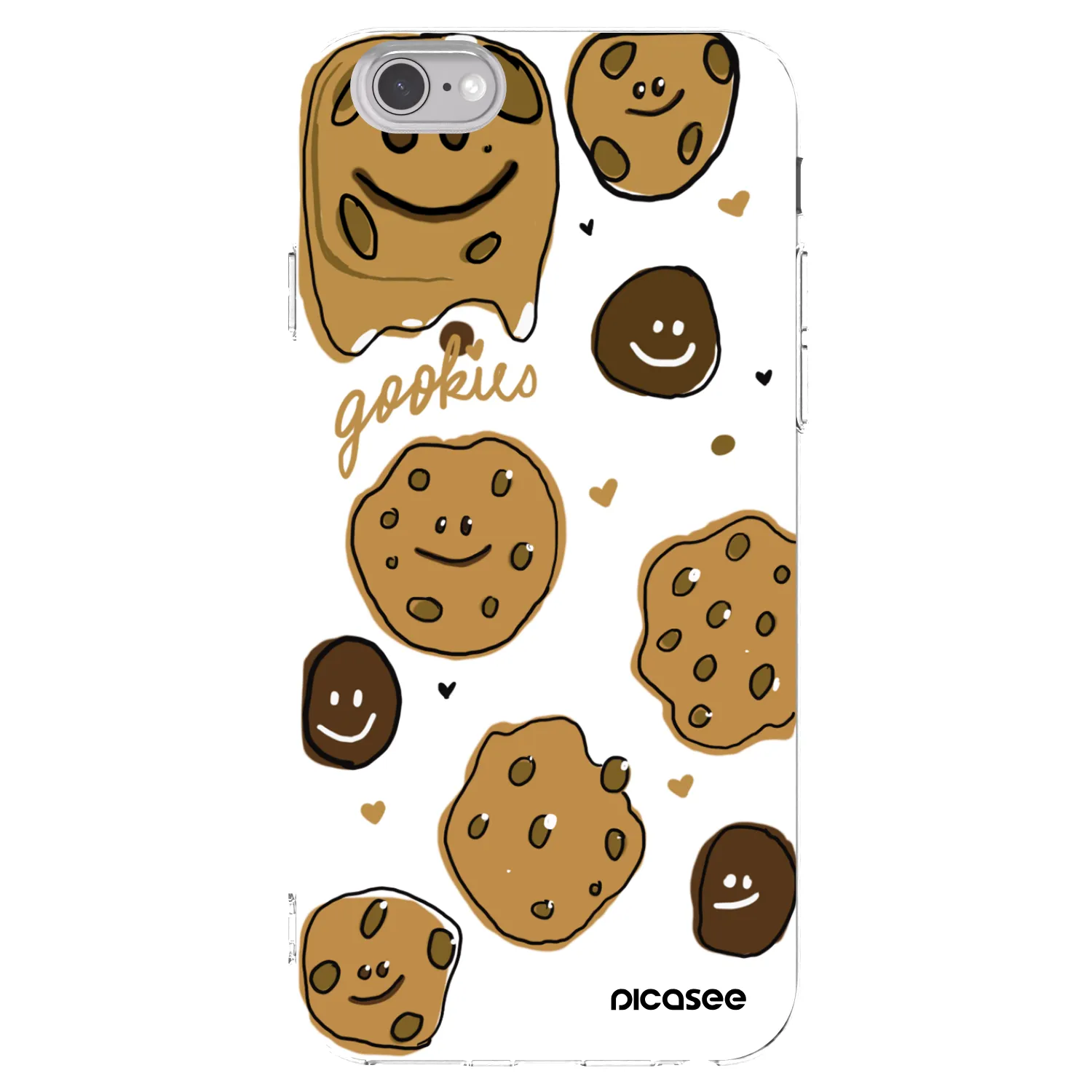 Picasee silikonový průhledný obal pro Apple iPhone 6/6S - Gookies