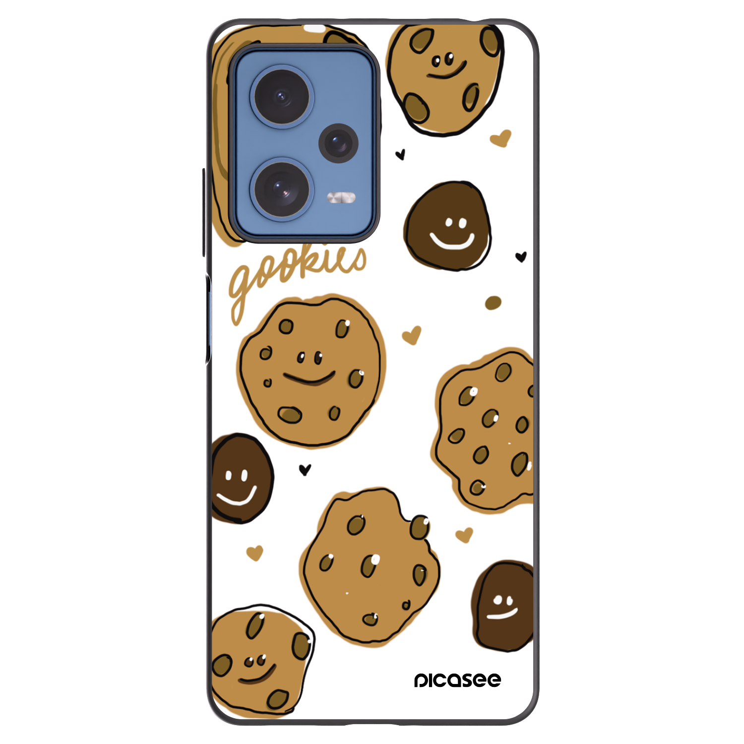 Picasee silikonový černý obal pro Xiaomi Redmi Note 12 Pro 5G - Gookies
