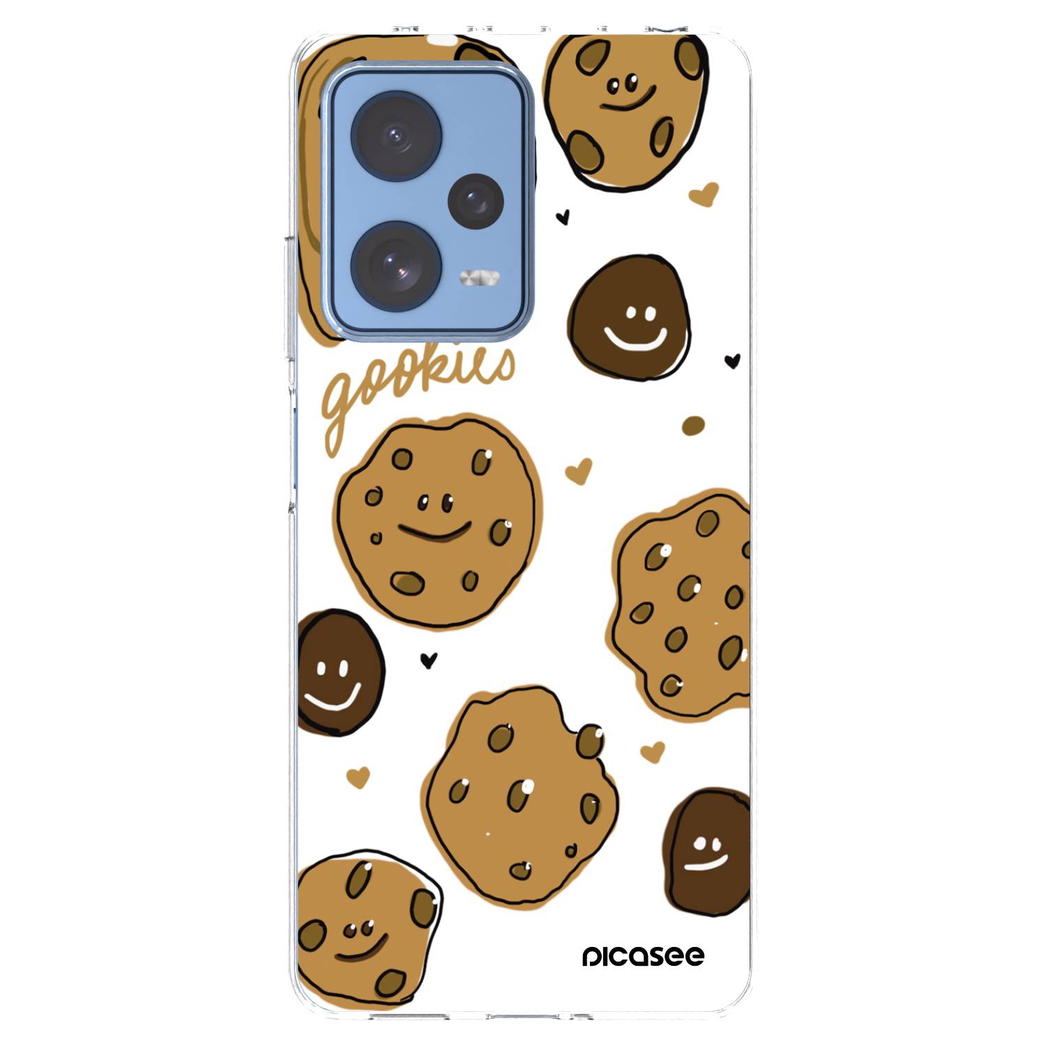 Picasee silikonový průhledný obal pro Xiaomi Redmi Note 12 Pro 5G - Gookies