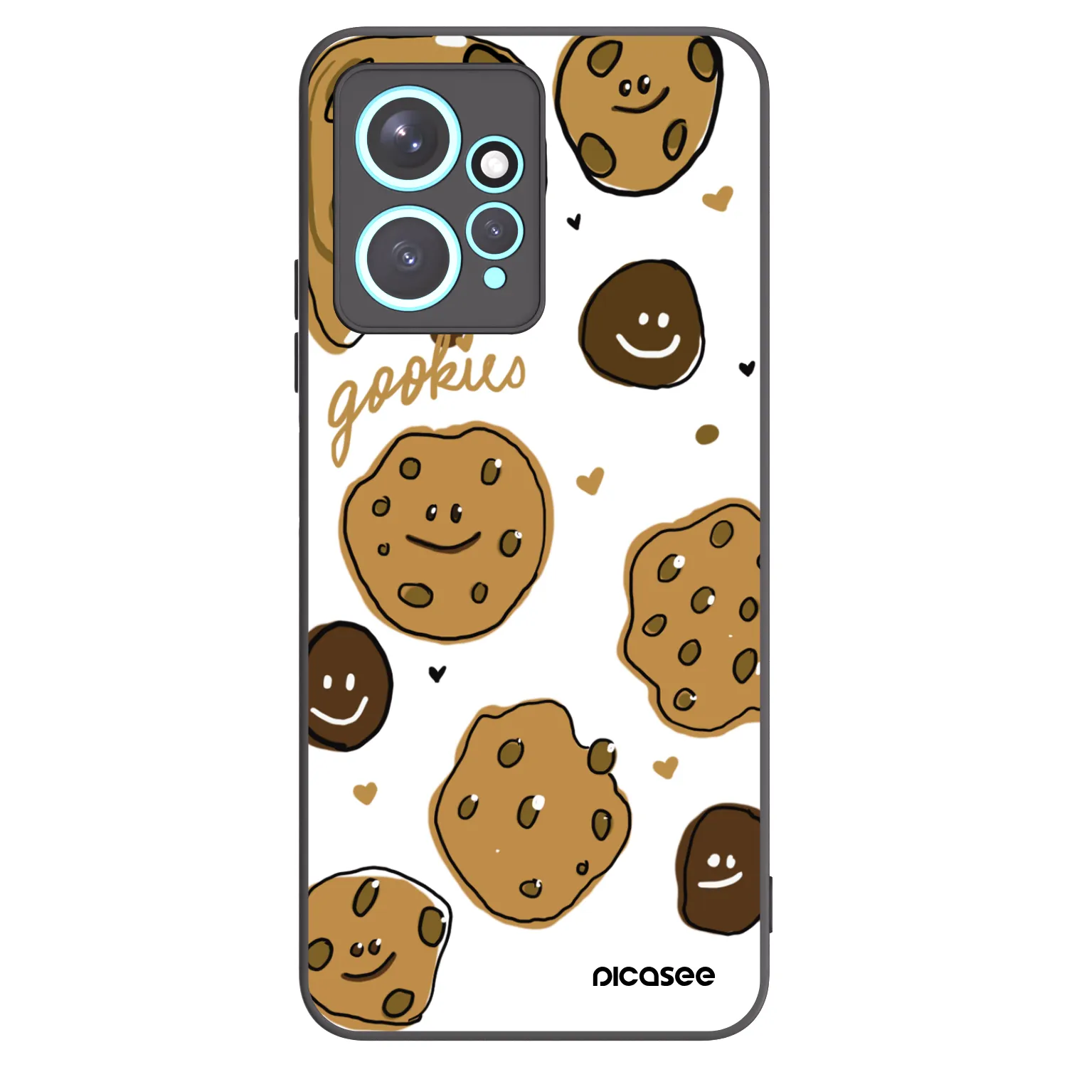 Picasee silikonový černý obal pro Xiaomi Redmi Note 12 4G - Gookies