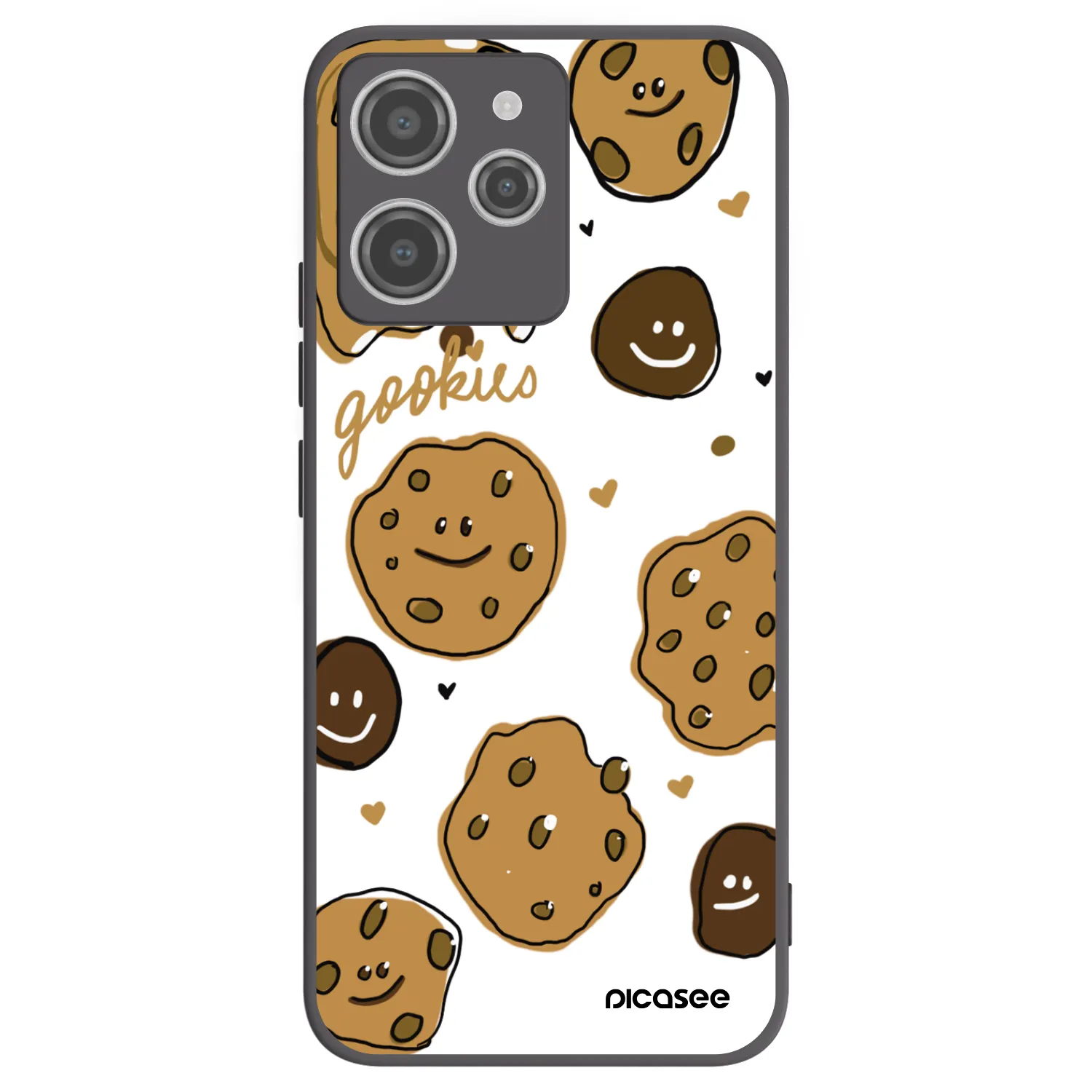 Picasee silikonový černý obal pro Xiaomi Redmi 12 4G - Gookies