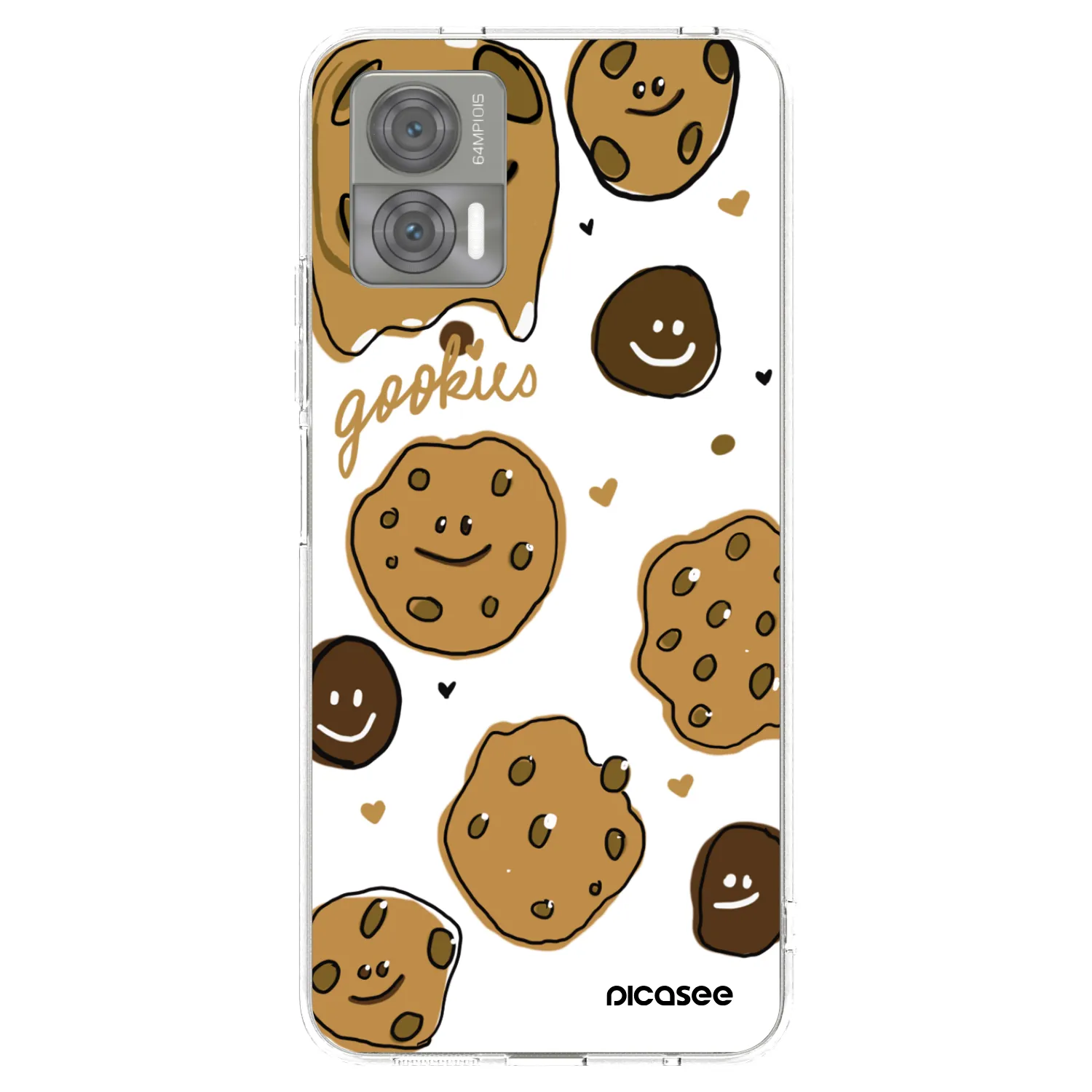 Picasee silikonový průhledný obal pro Motorola Edge 30 Neo - Gookies